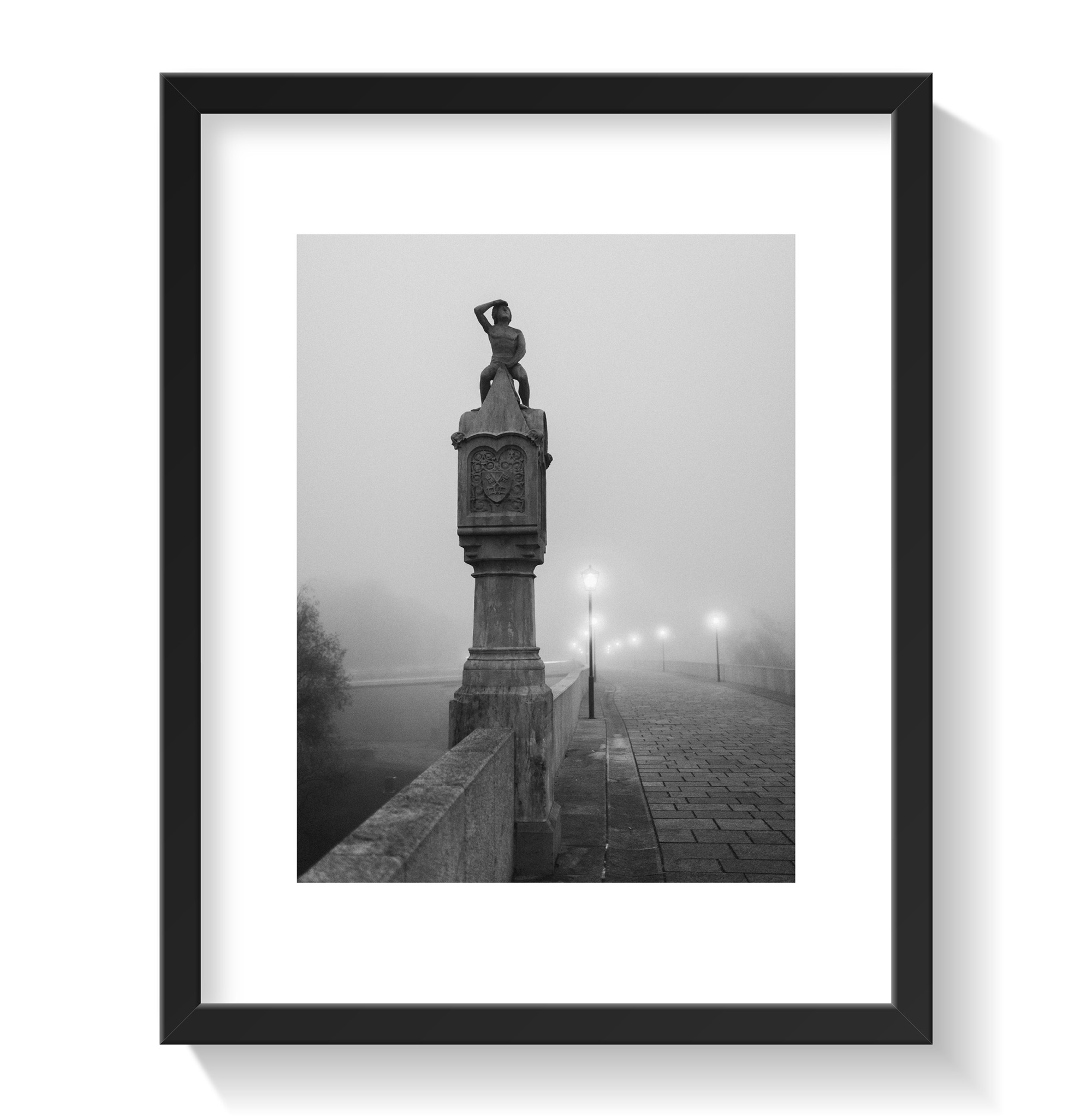 Fotoprint 'Bruckmandl im Nebel'